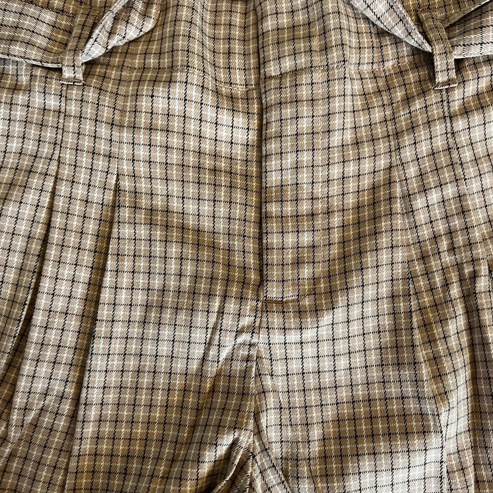 NWTS Liz Claiborne Carmel plaid pants size 10 - Picture 13 of 13